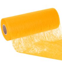 Artikel Non-woven bordløber, gul, 23 cm, moderne borddekorationsrulle