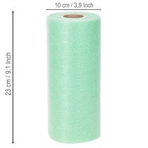 Artikel Grøn rulle non-woven stof, 25 m, borddekoration, sælges i metermål