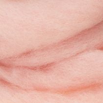 Artikel Dekorativ uld pink 2m uldsnor filtning af uld til hobby og blomsterdekorationer