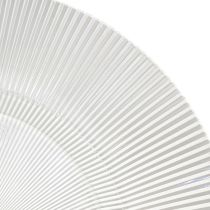 Artikel Dekorativ tallerken med riller plastik tallerken plastik tallerken klar Ø33cm
