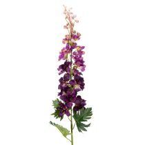 Artikel Dekorativ Delphinium som kunstig blomst til stilfulde blomsterdetaljer, 79 cm, 3 stk.