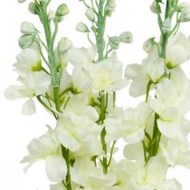 Artikel Delphinium Hvide Kunstige Delphinium Silkeblomster Kunstige Blomster 3 stk