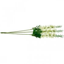 Artikel Delphinium Hvide Kunstige Delphinium Silkeblomster Kunstige Blomster 3 stk