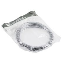 Artikel Sølv diamant aluminiumtråd 2mm 10m til dekoration og hobbyarbejde