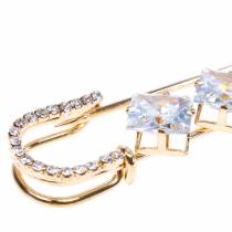 Artikel Sikkerhedsnål smykker pin diamant guld 2stk