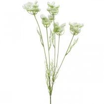 Dildblomstring, kunstig plante, kunstige urter grøn, hvid L80cm