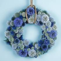 Artikel Blomsterskumring grøn Ø25cm 4 stk kransearrangement