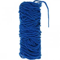 Vægetråd filtsnor med tråd 30m blå
