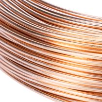 Artikel Aluminiumstrådrulle til hobby og blomsterdekoration, 60 m, 500 g