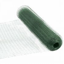 Artikel Sekskantet grønt tråd PVC-belagt trådnet 50cm×10m