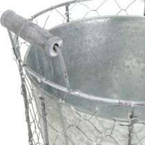 Artikel Trådkurvpotte til plantning af springkurv metal Ø26cm