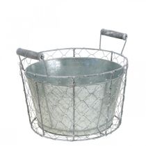 Artikel Trådkurvpotte til plantning af springkurv metal Ø26cm