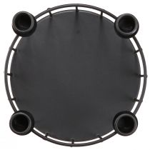 Artikel Trådkurv metal dekorativ kurv lysestage sort Ø23,5cm