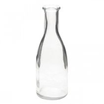 Trådkurv flaske vase metal borddekoration sort 23×9×12cm