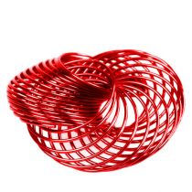 Trådhjul rød Ø4.5cm 6stk