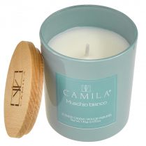 Artikel Duftlys i glas Camila White Musk Ø7,5cm H8cm