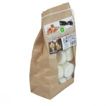 Artikel Duftlys vanilje karamel fyrfadslys duft Ø3,5cm H1,5cm 18 stk.