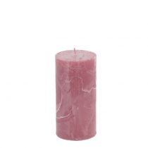 Artikel Ensfarvede lys gammelrosa 50x100mm 4 stk