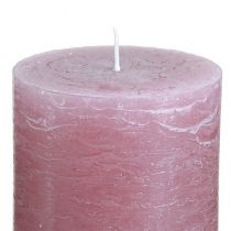 Artikel Elegante antikke rosenlys 70×80 mm, sæt med 4, til borddekoration, adventskrans og romantisk stemning
