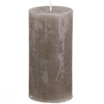 Artikel Ensfarvede lys brune søjlelys 50×100mm 4 stk