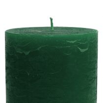 Artikel Ensfarvede lys mørkegrønne 85x120mm 2 stk