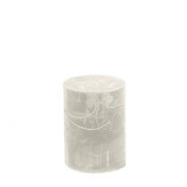 Ensfarvede lys grå 60x80mm 4stk