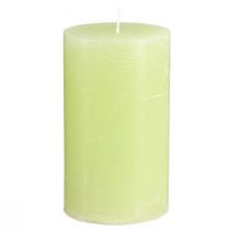 Artikel Ensfarvede lys limegrønne​​​​​​​ Søjlelys 70×120mm 4 stk.