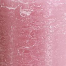 Artikel Ensfarvede lys pink søjle lys gammel pink 70×120mm 4 stk.