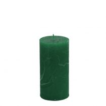 Ensfarvede lys mørkegrønne 50x100mm 4stk