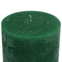 Artikel Ensfarvede lys mørkegrønne 50x100mm 4 stk