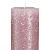 Artikel Ensfarvede lys i gamle pink lys 50x300mm 4 stk