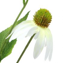 Artikel Echinacea blomst kunstig hvid 90cm