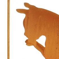 Artikel Patina dekoration kat rust dekoration til ophæng 24,5cm