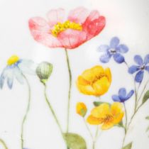 Artikel Påskeæg med forårs- og blomstermotiver, påskedekoration af høj kvalitet, 6 cm, 6 stk.