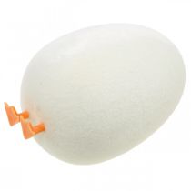 Artikel Pynteæg med ben Påskeægcreme Sjov påskepynt H13cm 4stk