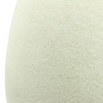 Artikel Dekorativ ægcreme Påskeæg flokkedes Butiksvinduesdekoration påske 25cm