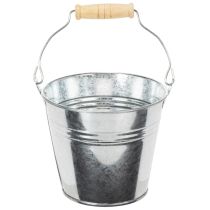Artikel Spand Ø12cm H10cm 8 stk. Zink, blank