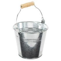 Artikel Spand Ø12cm H10cm 8 stk. Zink, blank