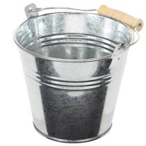 Artikel Spand Ø12cm H10cm 8 stk. Zink, blank