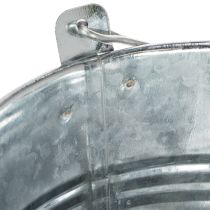 Artikel Spand Ø14cm H12cm 6 stk. zink, blank