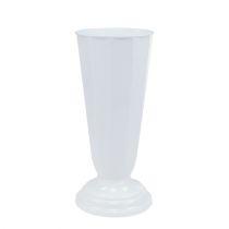Vase “Szwed” hvid Ø16cm