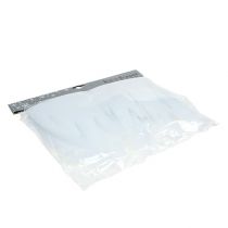 Artikel Istap deco hvid med glitter 2m