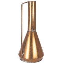 Artikel Elegant gulvvase, vintage stil, orientalsk, dekorativ kande i kobberfarvet metal, Ø27 cm H58 cm