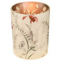 Artikel Elegant lysestage med blomstermotiv til harmonisk rumdesign, 12,5 cm, 2 stk.