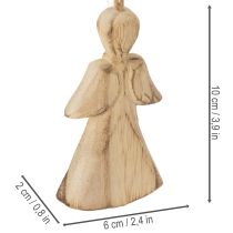 Artikel Englefigur til ophængning på juletræ, 10 cm, 12 stk.