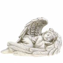 Deco engel sover 18cm x 8cm x 10cm
