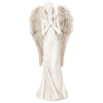 Artikel Englefigur stående og bedende, dekoration, 36 cm