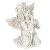 Artikel Englefigur bedende, gravdekoration, siddende, 13 cm, 2 stk.