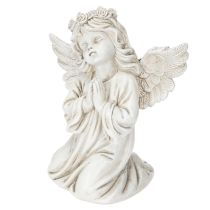 Artikel Englefigur bedende, gravdekoration, siddende, 13 cm, 2 stk.