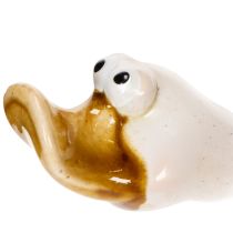 Artikel Keramik andefigur til pynt, perfekt blikfang i stuen, 13 cm, 2 stk.